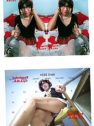 Tranny sluts are taking off their bra