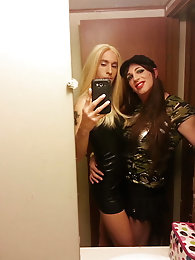 Tranny strumpets are spreading ass