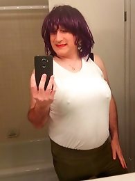 Sissy buttocks in denim - 15 images