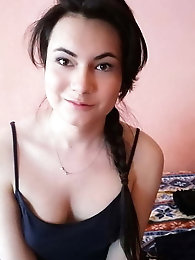 Crazy tranny mistress takes off hot underwear