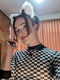 German transgender beauty in enticing photoshoot