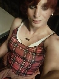 Alluring MILF Kellycd2022 in seductive pink bodysuit, amateur crossdresser