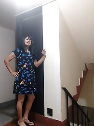 Sissy in relaxed attire on weekend afternoon