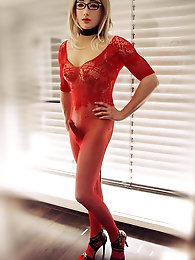 Tattooed shemale prostitute is having sex