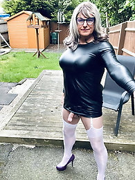 Naughty shemale sluts are having fun with their boyfriends