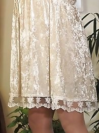 Valisere46 wears sexy pantyhose in this set of photos.