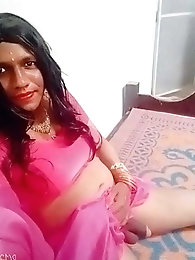 Priya Sissy in babydoll with showing hot dick