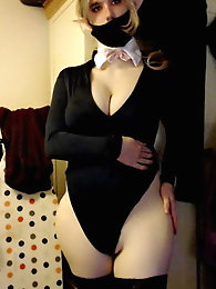 Concupiscent cuties are spreading their buttocks for money