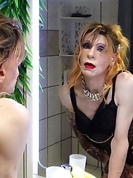 Prostitutes are pleasuring themselves on the streets.