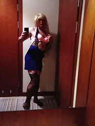 Inviting ladyboy tart is playing alone