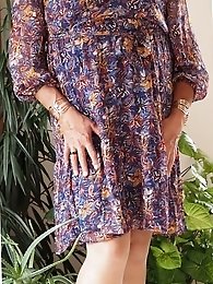 Valisere46 wears a new dress and panty in 2024.