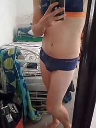 Sissy Holly and her cute tail plug