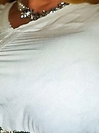 Shemale Luggage 46 in a sexy bra