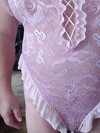 Young transgender student smoking.