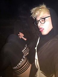 Sissy walking in public