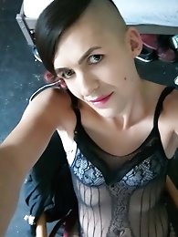 Shemale bitches are spreading hips