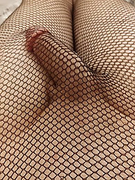 Slender tranny hooker gets seminaked