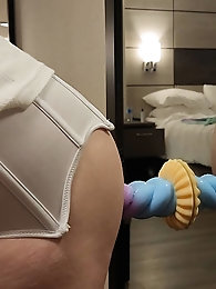 Insatiable t-girl whore is seducing like a pro