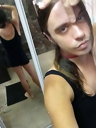 Filthy shemale trollops are covered with sperm