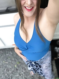 Oriental  shemale mistress loves a huge cock so much