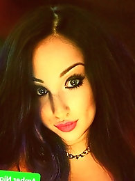 Immoral tgirl harlot is masturbating herself