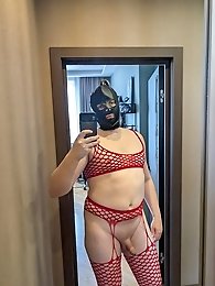 Big breasted amateur Tgirl gets fucked hard by a big black cock