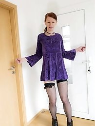 T-girl girlfriends are posing at work