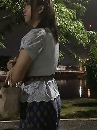 Chubby streetwalkers get her bum banged