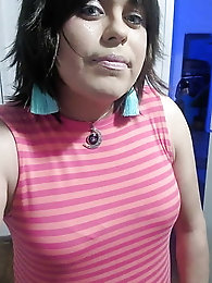 Pervert bitch in her solo play