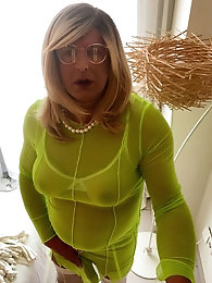 Big breasted shemale mistress gets ready for anything